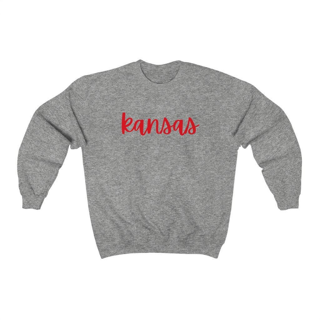 Kansas Script Sweatshirt