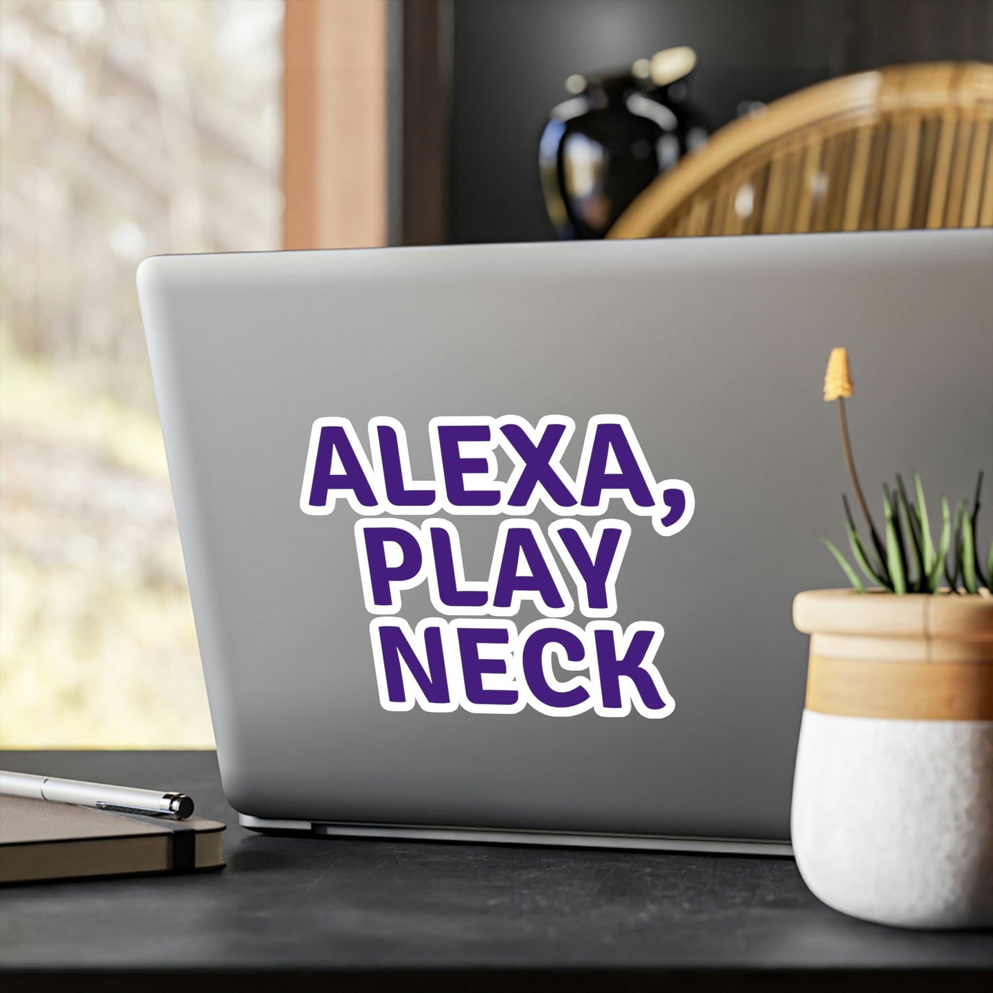 Alexa, Play Neck Sticker