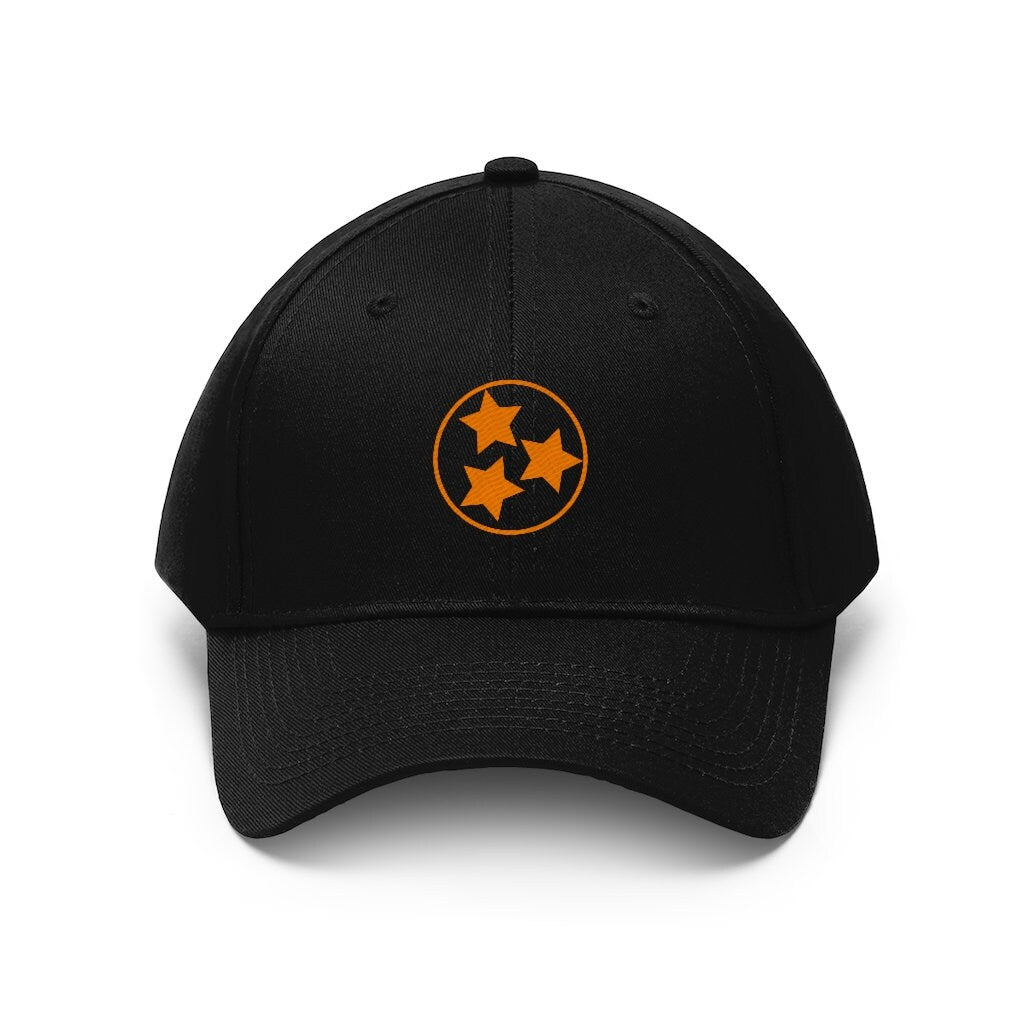 Orange Tri-Star Hat