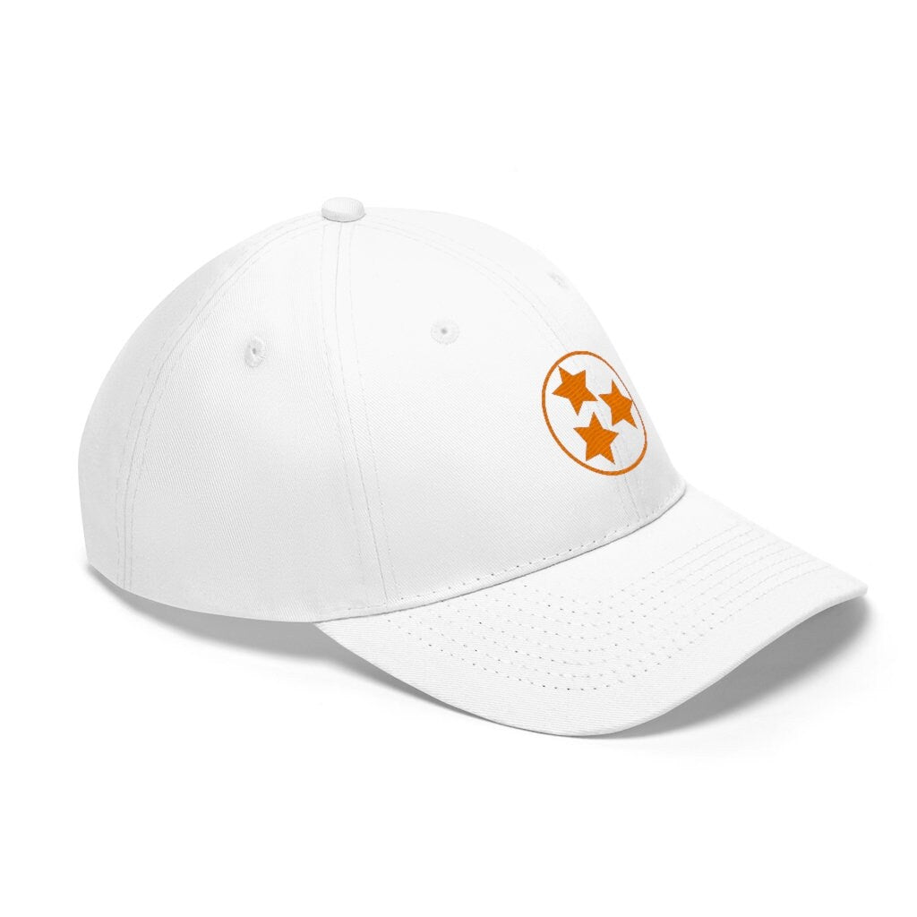 Orange Tri-Star Hat