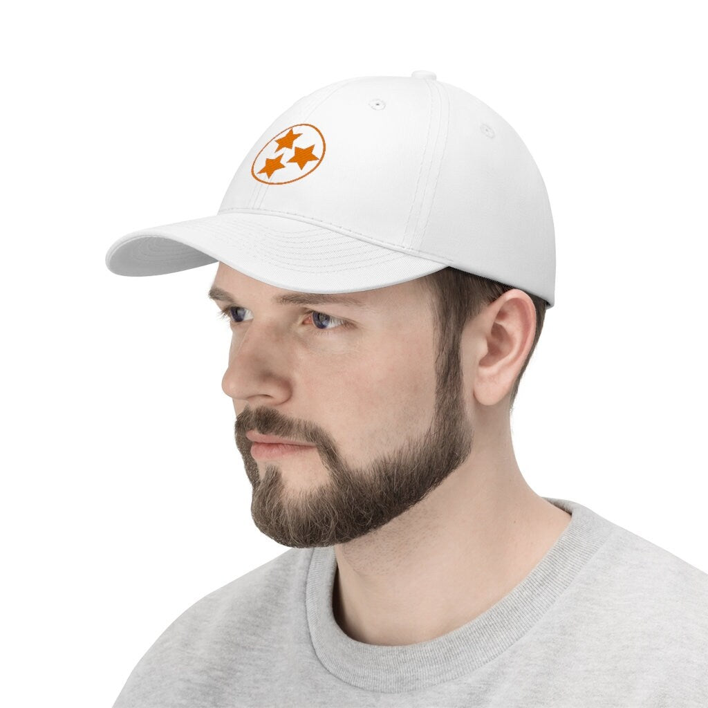 Orange Tri-Star Hat