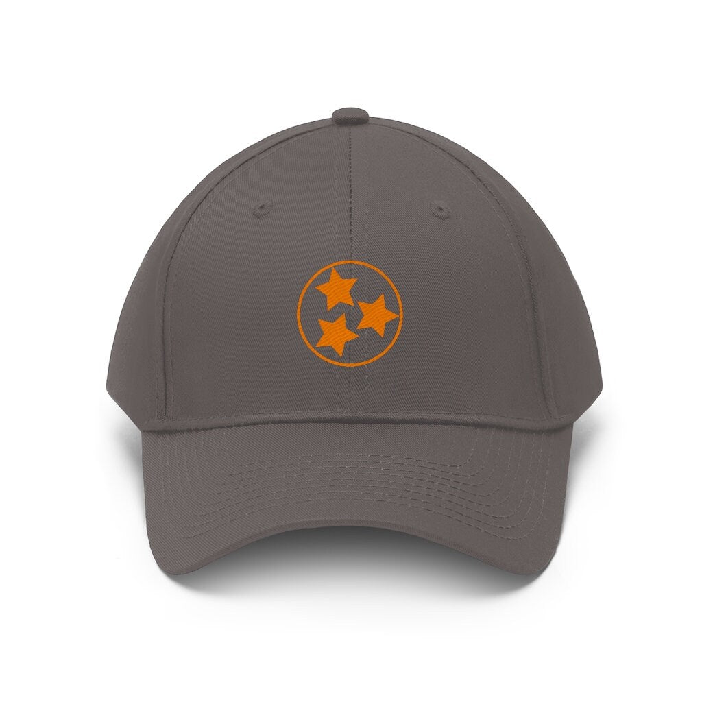 Orange Tri-Star Hat