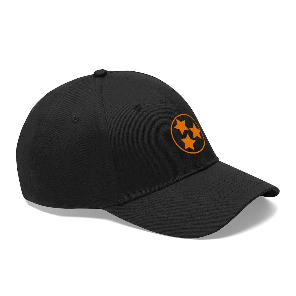 Orange Tri-Star Hat