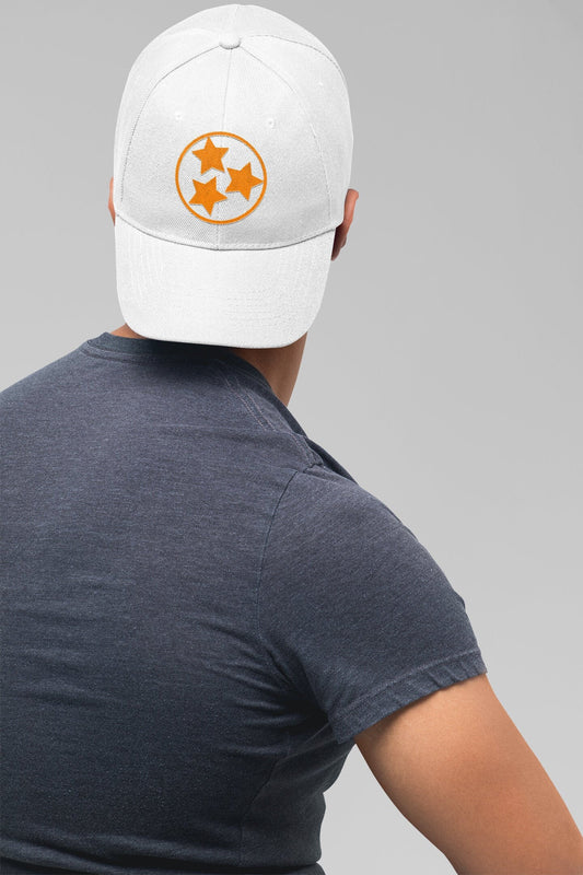 Orange Tri-Star Hat