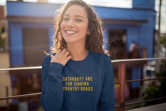 Saturday's Are For Singing Country Roads Long Sleeve Shirt