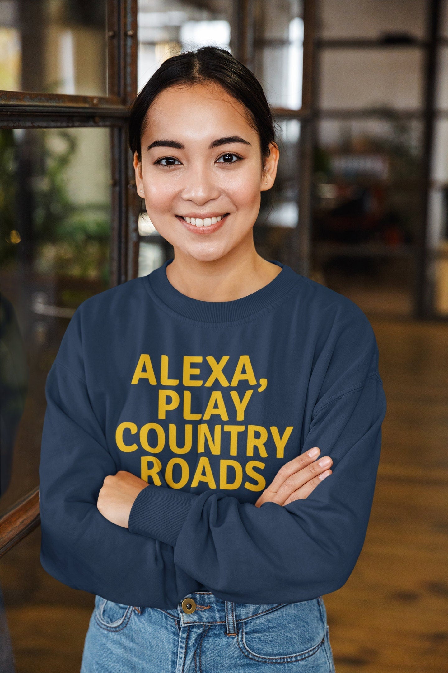 Alexa, Play Country Roads Sweatshirt