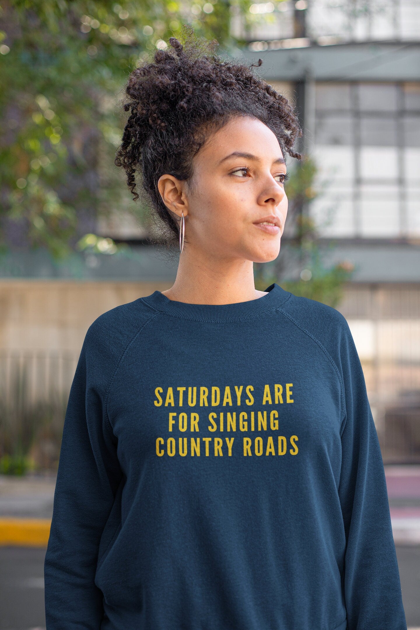 Saturdays Are For Singing Country Roads Sweatshirt