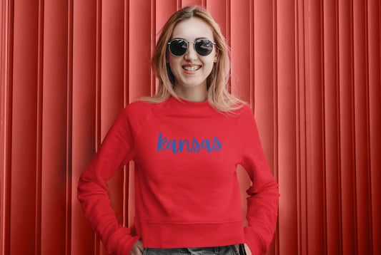 Kansas Script Sweatshirt