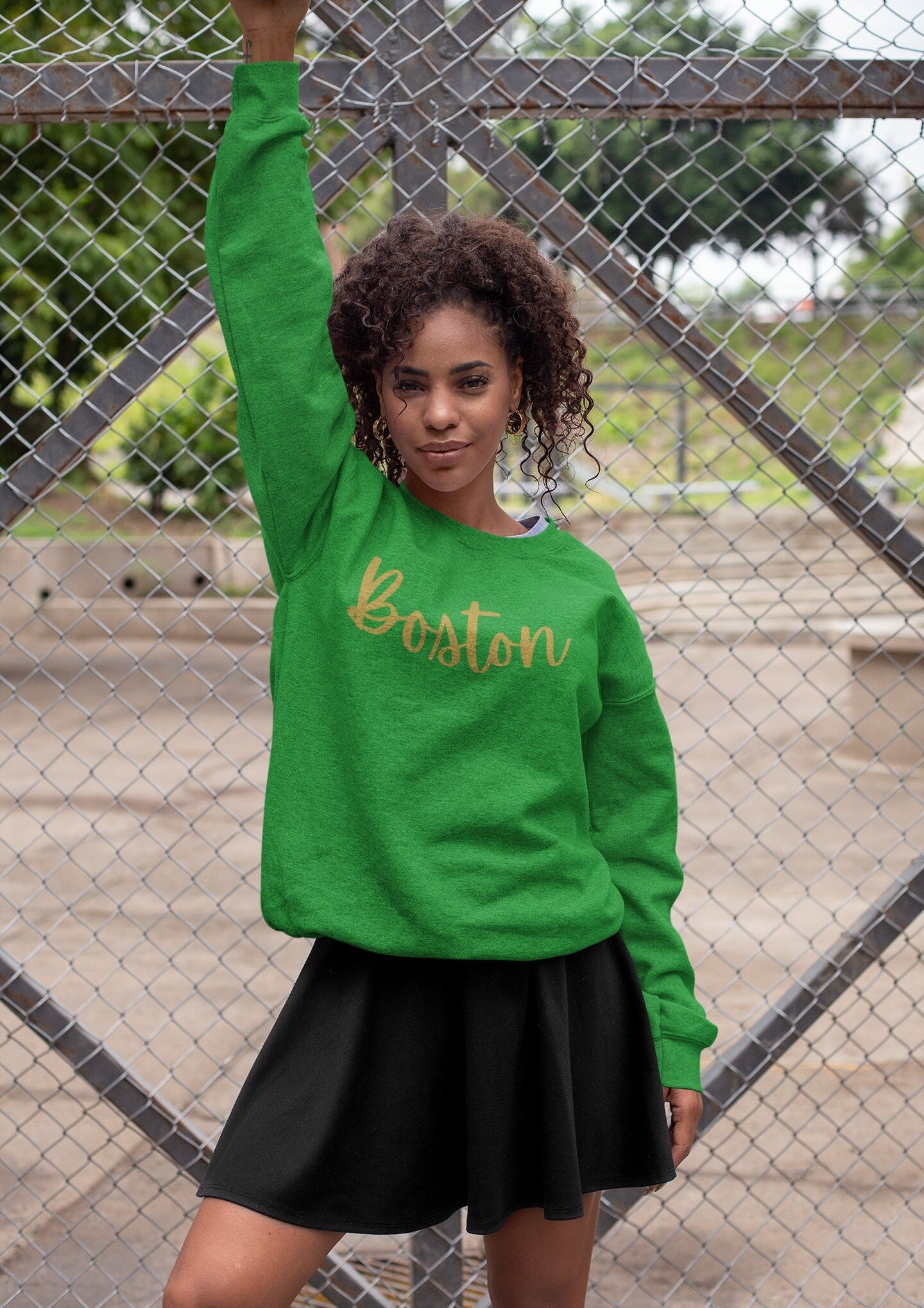 Boston Basketball Sweatshirt