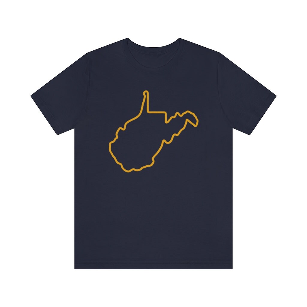 West Virginia State Outline Tee