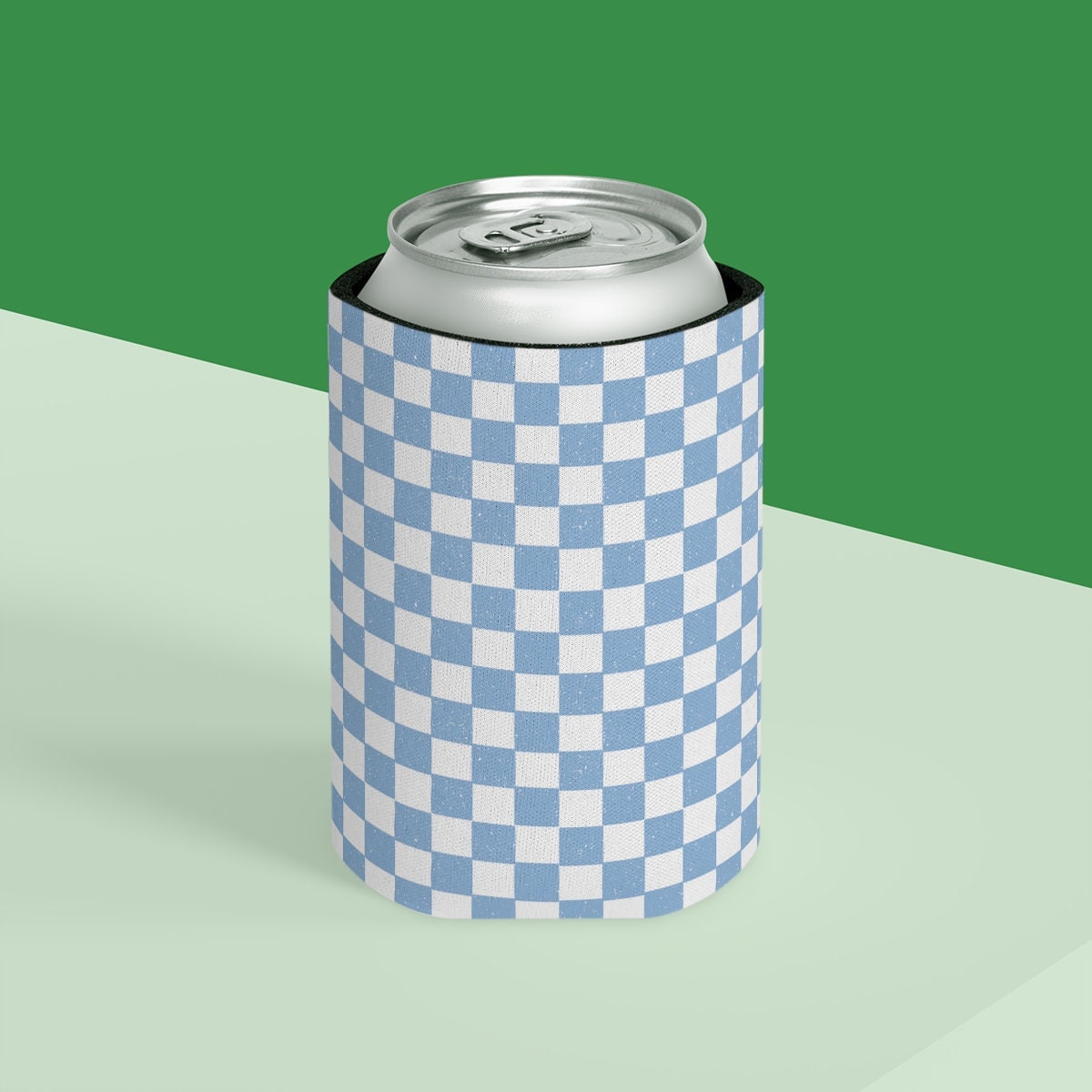 Carolina Checkerboard Can Cooler