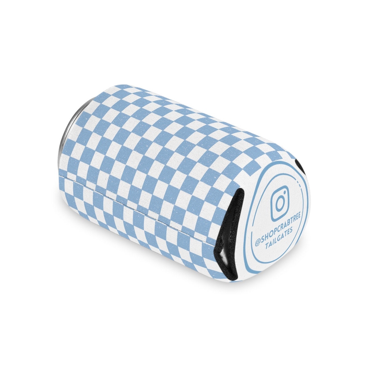 Carolina Checkerboard Can Cooler