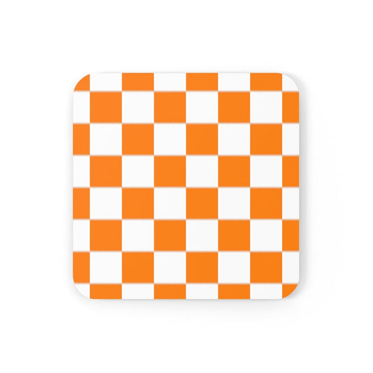 Tennessee Checkered Corkwood Coaster Set