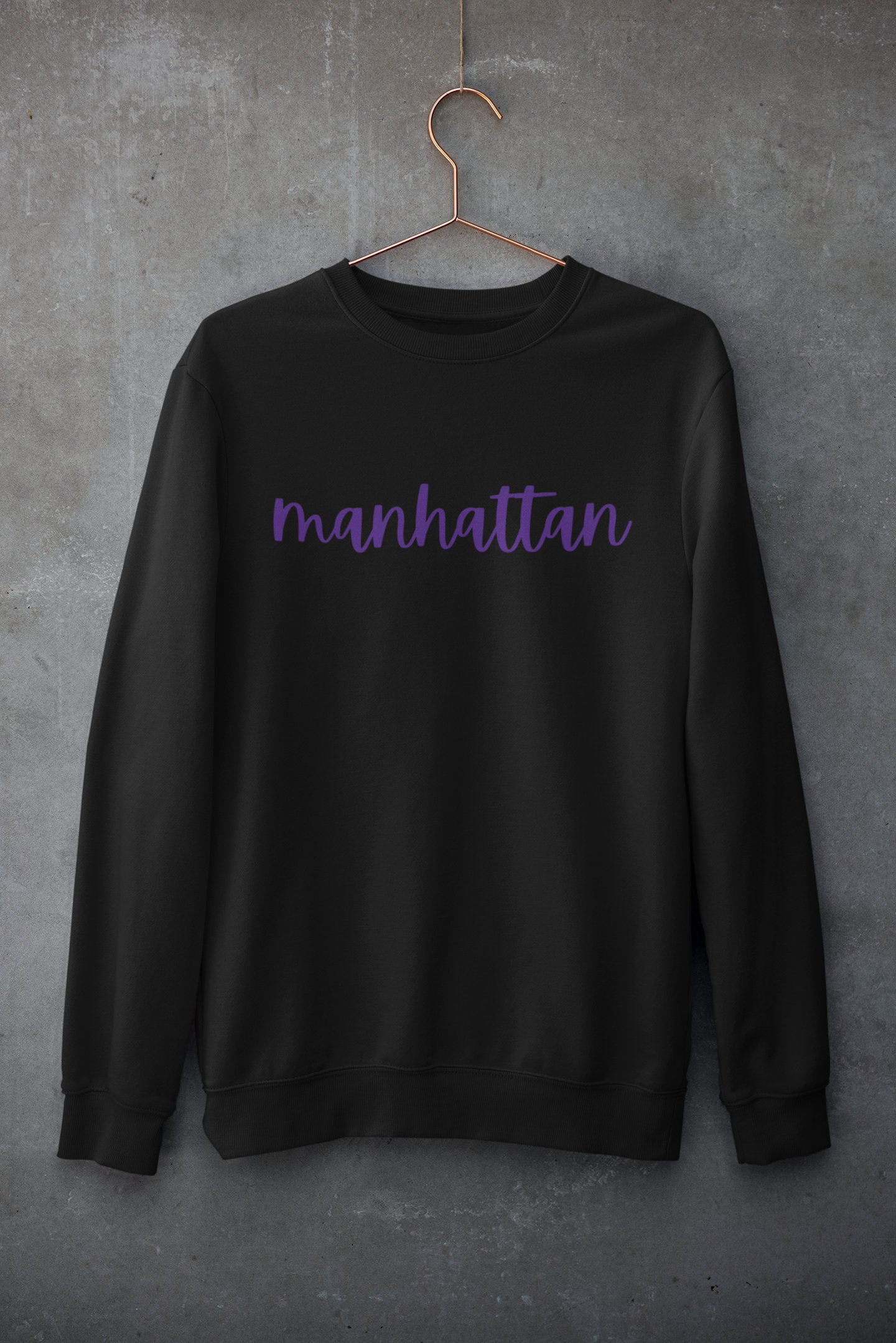 Manhattan Script Sweatshirt