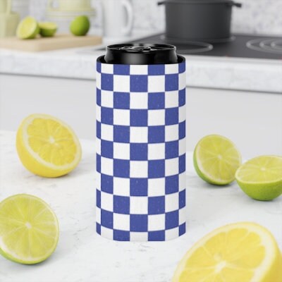 Kentucky Checkered Can Cooler