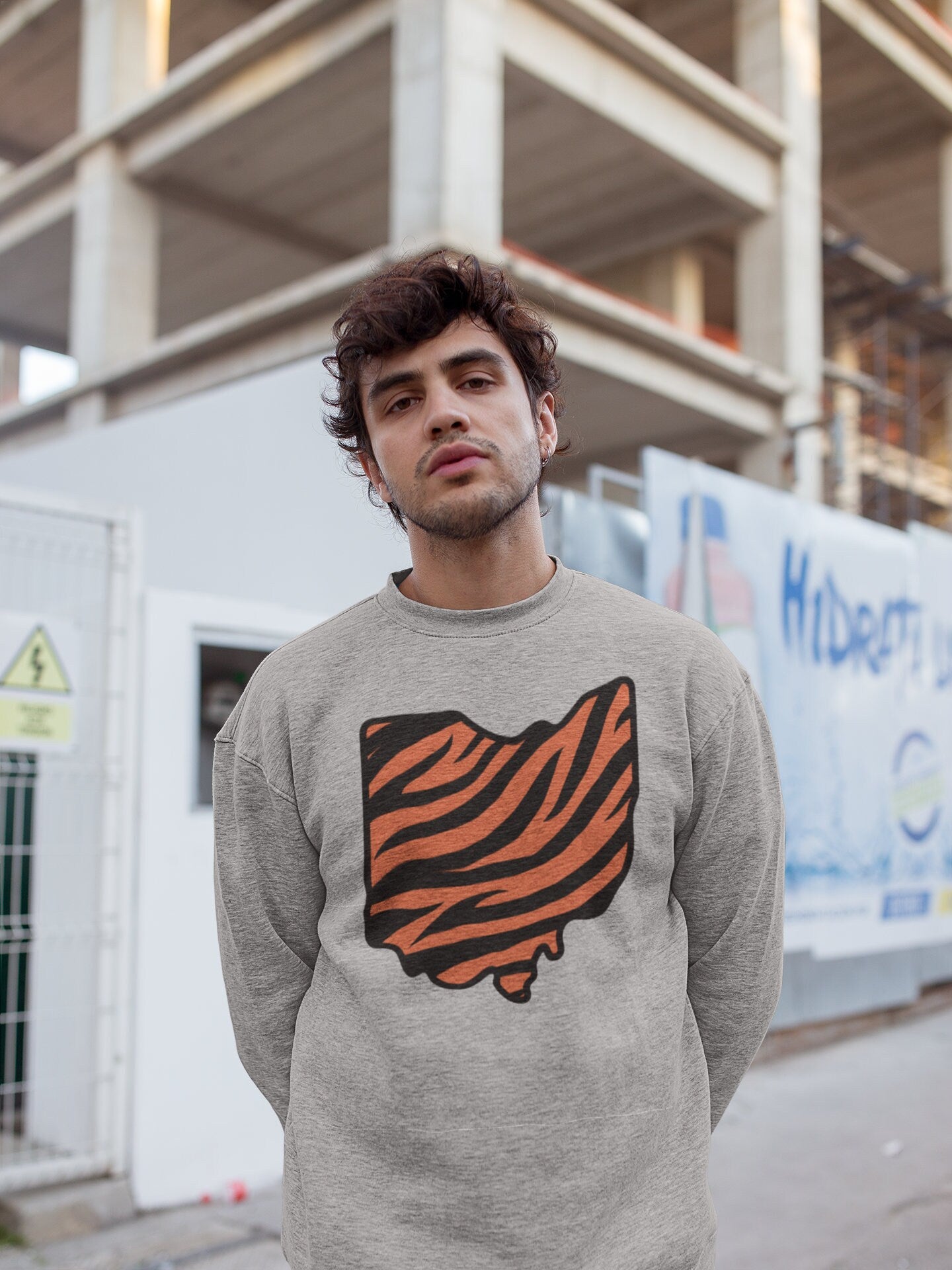 Ohio Tiger Stripe Sweatshirt