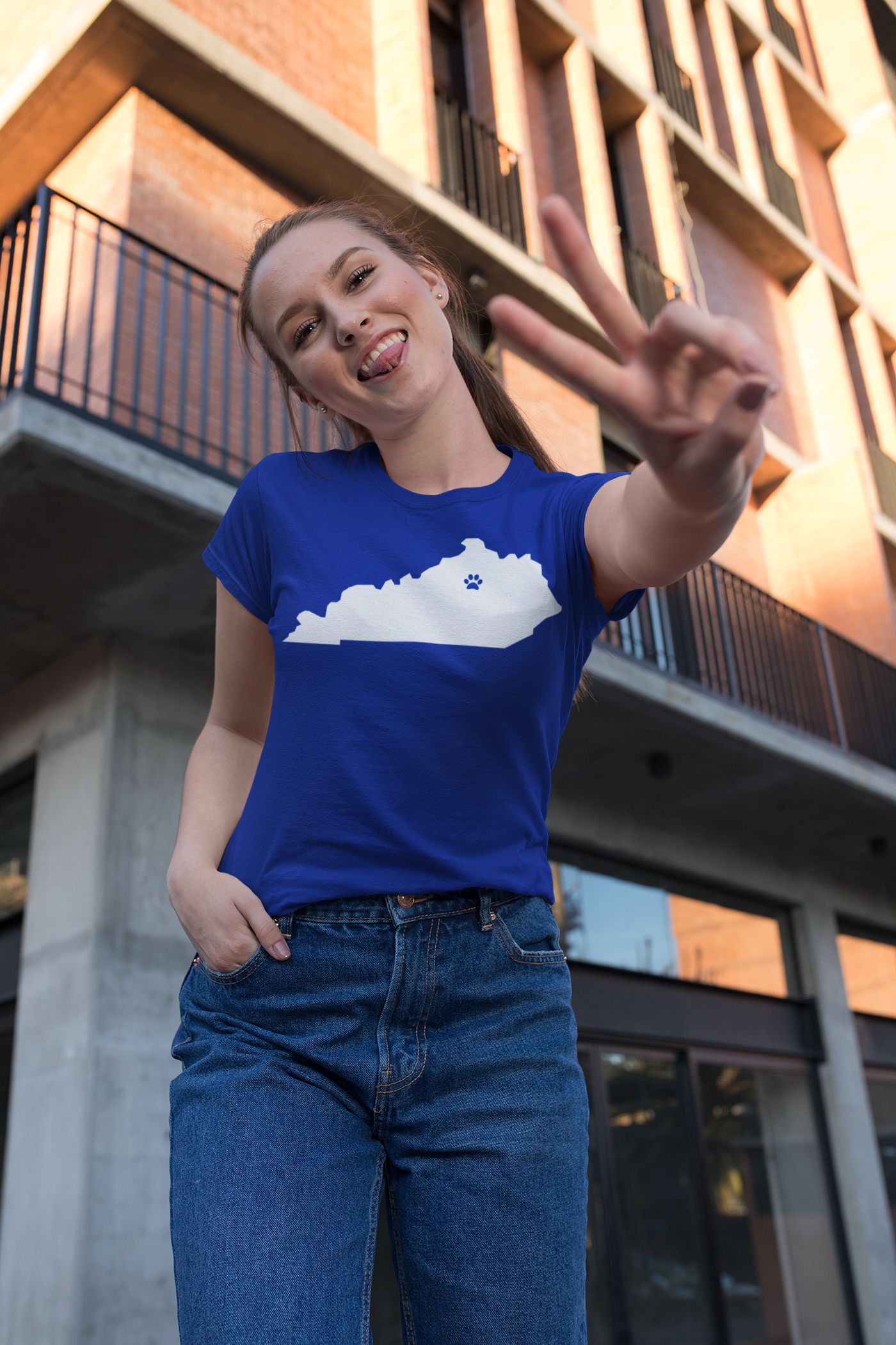 Lexington Paw Print Tee